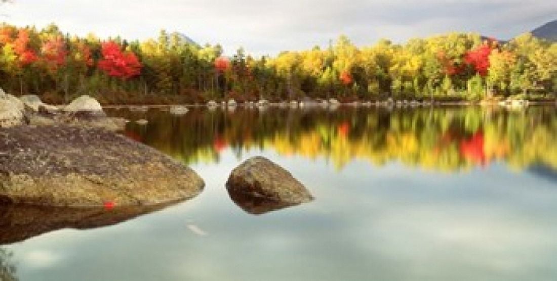 Baxter State Park ME Canvas Art - Panoramic Images (24 x 12)