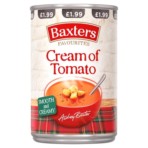 Baxters Favourites Cream Of Tomato 400g (pack of 12)