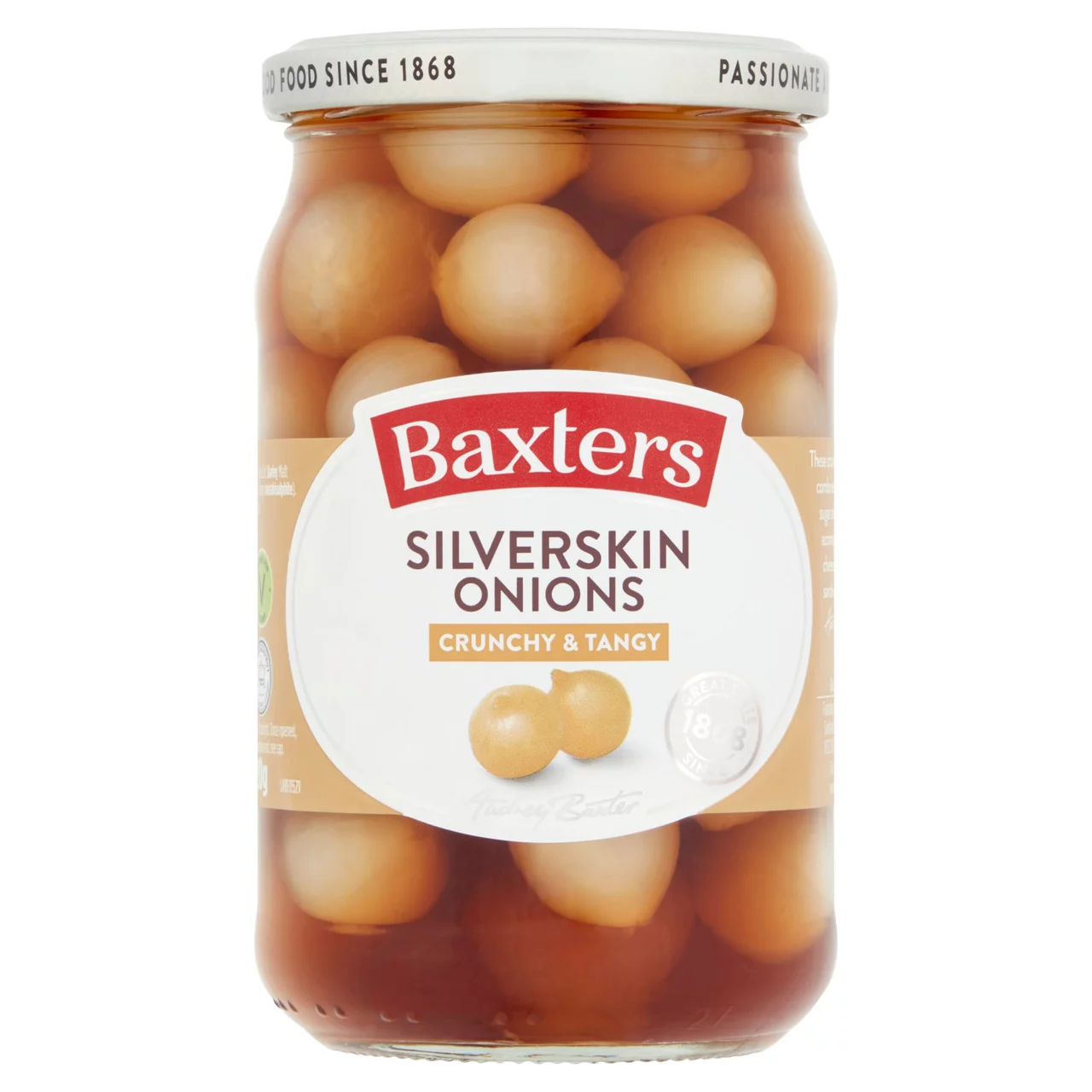 Baxters Tangy Silverskin Pickled Onions - From UK