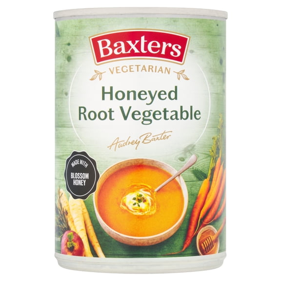 Baxters Vegetarian Honeyed root veg soup 400g, Imported from Britain