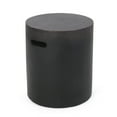 thumbnail image 1 of Baxton Lightweight Concrete Outdoor Side Table, Antique Copper, 1 of 7