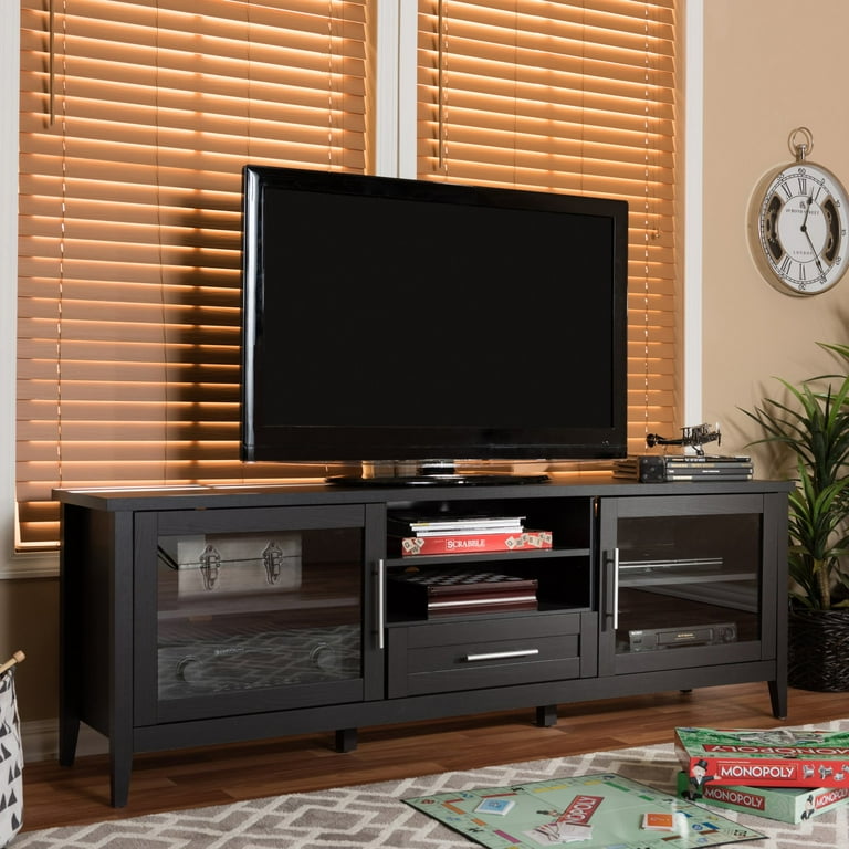 Baxton Studio Espresso TV Stand—One Drawer Baxton Studio Espresso TV Stand—One Drawer