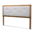 thumbnail image 1 of Baxton Studio Walnut Brown Finished Wood King Size Headboard, 1 of 19