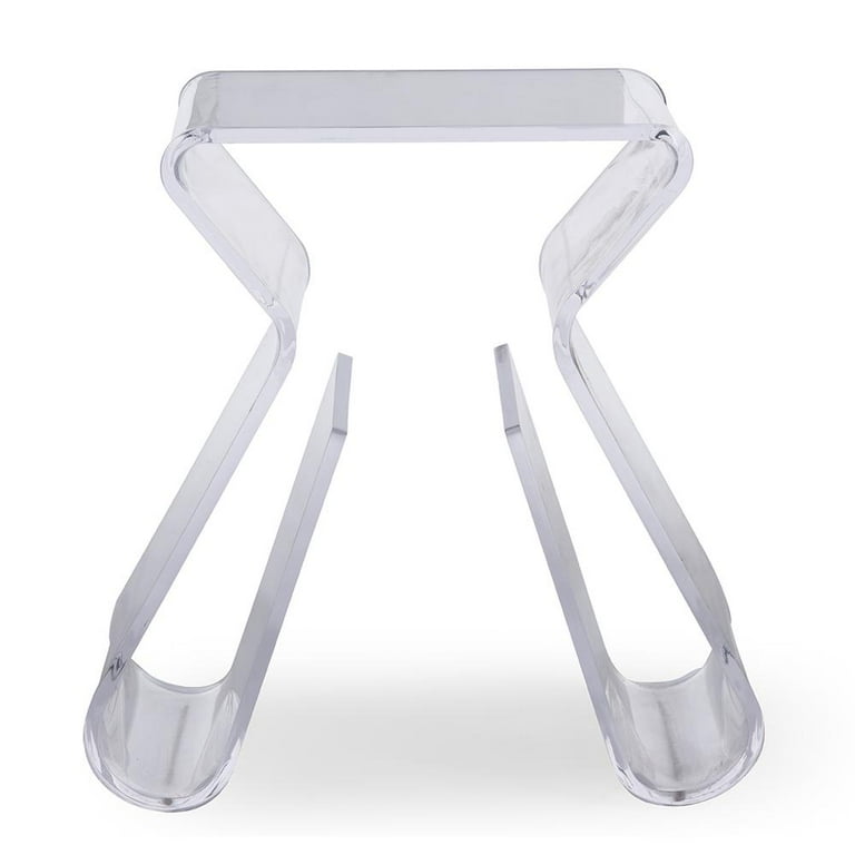 Baxton Studio Acrylic End Table with Magazine Rack Baxton Studio Acrylic End Table with Magazine Rack