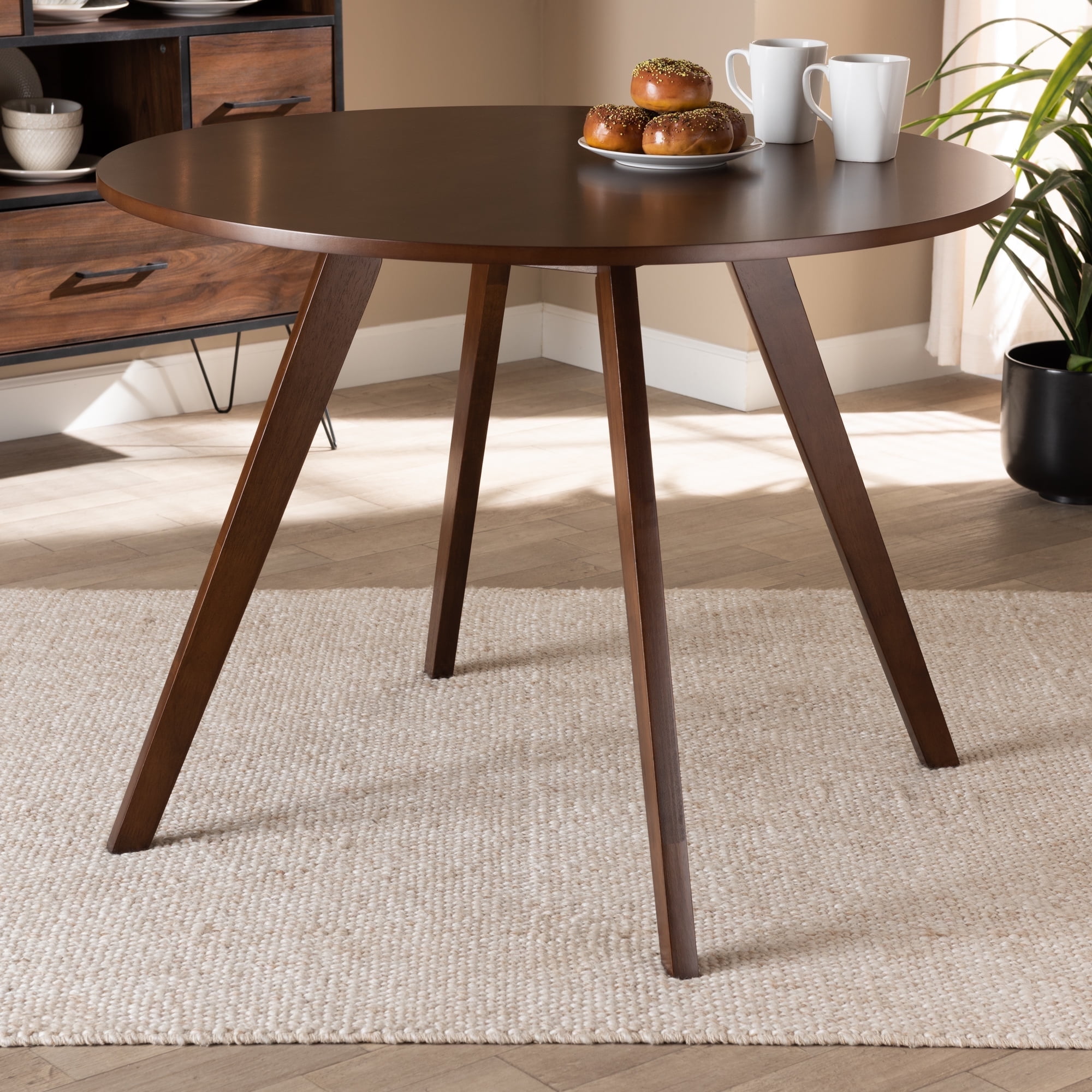 Baxton studio round dining table discount