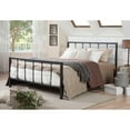 thumbnail image 1 of Baxton Studio Amy Vintage Industrial Black Finished Metal Platform Bed, Multiple Sizes, 1 of 5