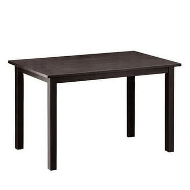 Baxton Studio Andrew Wood Dining Table in Dark Brown Espresso
