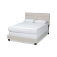 thumbnail image 1 of Baxton Studio Ansa Modern and Contemporary Beige Fabric Upholstered Full Size Bed, 1 of 10