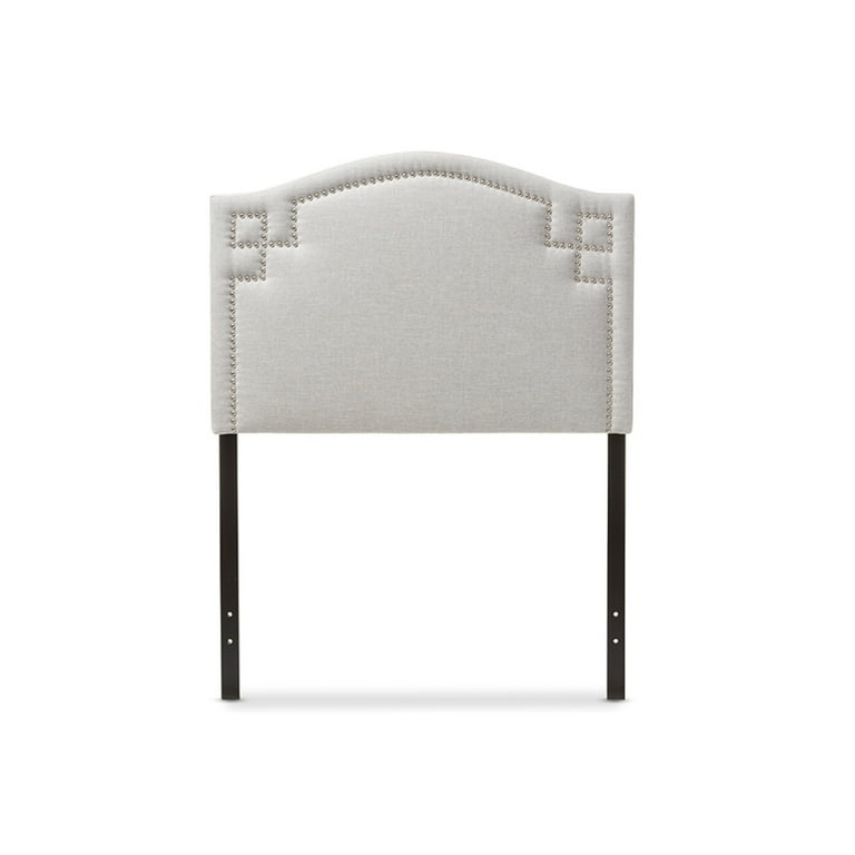 Baxton Studio Geneva Modern and Contemporary Grayish Beige Fabric Upholstered Twin Size Headboard Baxton Studio Geneva Modern and Contemporary Grayish Beige Fabric Upholstered Twin Size Headboard