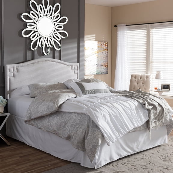 Baxton Studio Aubrey Modern and Contemporary Upholstered Headboard, Multiple Sizes and Colors