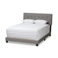 thumbnail image 1 of Baxton Studio Audrey Modern and Contemporary Upholstered Bed, Multiple Sizes, Multiple Colors, 1 of 9