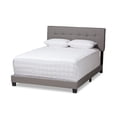 thumbnail image 1 of Baxton Studio Audrey Modern and Contemporary Upholstered Bed, Multiple Sizes, Multiple Colors, 1 of 5