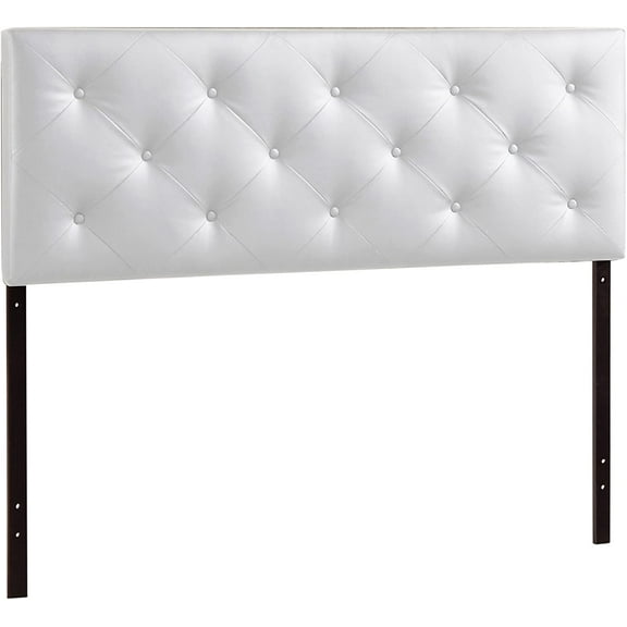 Baxton Studio Baltimore Faux Leather Tufted Full Panel Headboard