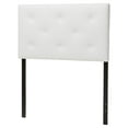 Baxton Studio Baltimore Upholstered Headboard, Queen, White