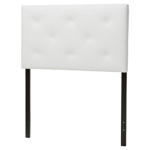 Baxton Studio Baltimore Upholstered Headboard, Queen, White