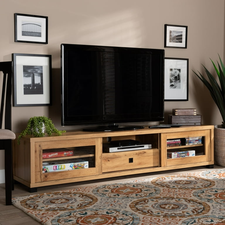 Baxton Studio Beasley Modern and Contemporary Oak Brown Finished