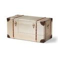 thumbnail image 1 of Baxton Studio Bechet French Industrial Silver Metal Storage Trunk, 1 of 5