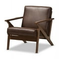 thumbnail image 1 of Baxton Studio Leather Lounge Chair, 1 of 10