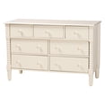 thumbnail image 1 of Baxton Studio Braith Farmhouse Ivory Spindle Wood 7-Drawer Dresser, 1 of 6