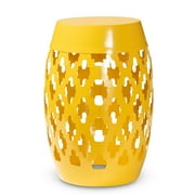 Baxton Studio Branson Modern and Contemporary Yellow Finished Metal Outdoor Side Table