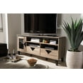 thumbnail image 1 of Baxton Studio Cardiff Modern and Contemporary Light Brown Wood 55-Inch TV Stand, 1 of 7