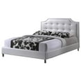thumbnail image 1 of Baxton Studio Carlotta Modern Bed with Upholstered Headboard , Multiple Sizes, Multiple Colors, 1 of 6