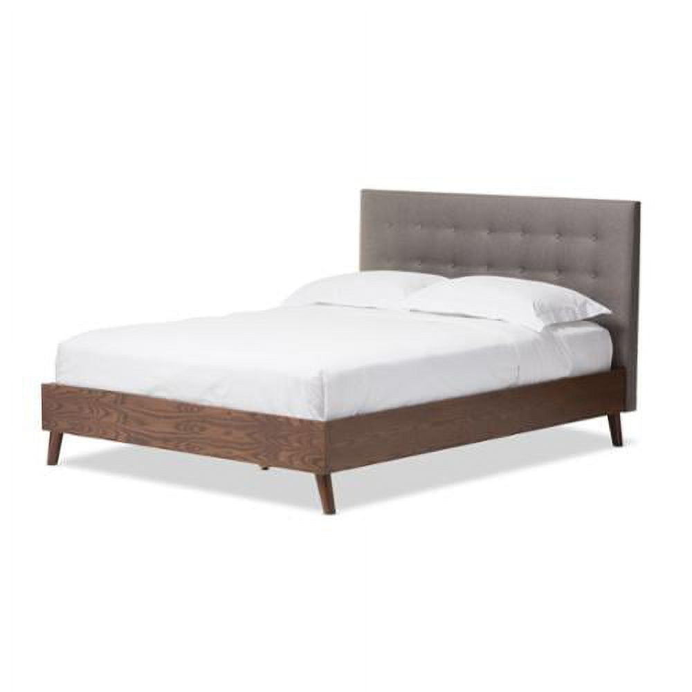Carson carrington king size solid wood outlet platform bed