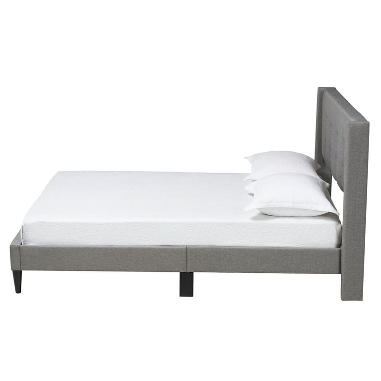 Baxton Studio Casol Mid-Century Modern Transitional Beige Fabric Upholstered Full Size Platform Bed Baxton Studio Casol Mid-Century Modern Transitional Beige Fabric Upholstered Full Size Platform Bed