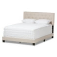 thumbnail image 1 of Baxton Studio Cassandra Modern and Contemporary Light Beige Fabric Upholstered King Size Bed, 1 of 8