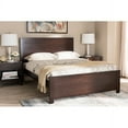 thumbnail image 1 of Baxton Studio Catalina Modern Classic Mission Style Brown-Finished Wood Twin Platform Bed, 1 of 6