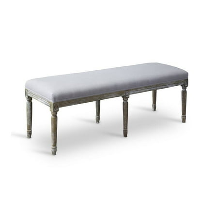 Baxton Studio Clairette Wood Traditional French Bench