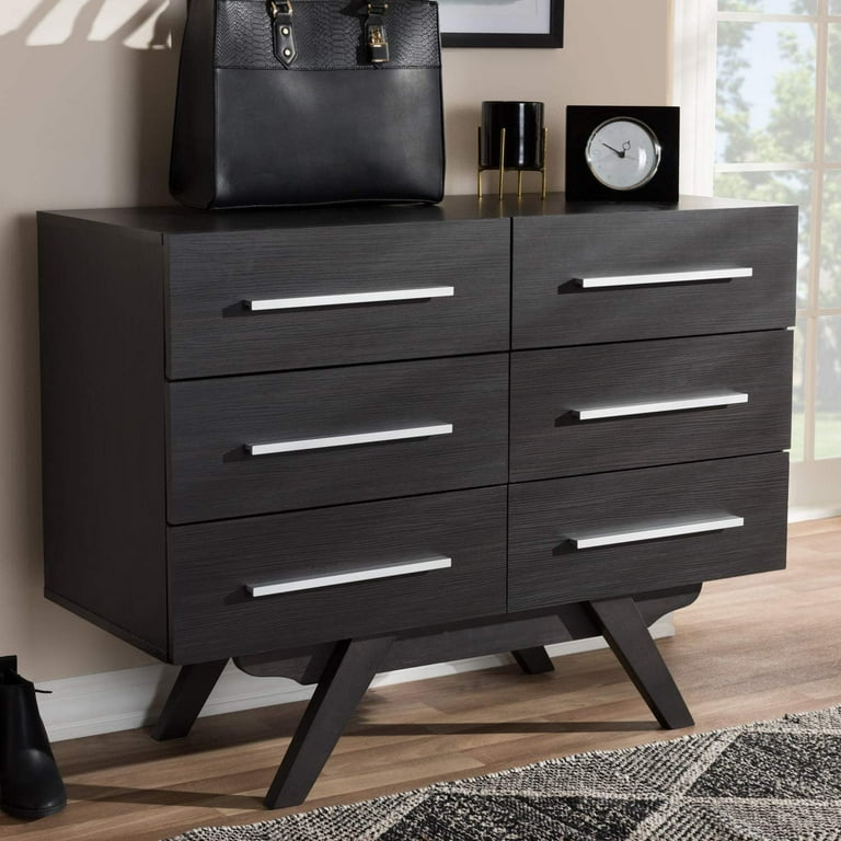 Baxton Studio Colburn Modern and Contemporary 5-Drawer Dark Brown Finish Wood Tallboy Storage Chest Baxton Studio Colburn Modern and Contemporary 5-Drawer Dark Brown Finish Wood Tallboy Storage Chest
