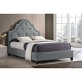 thumbnail image 1 of Baxton Studio Colchester Linen Modern Platform Bed, Multiple Sizes, Multiple Colors, 1 of 5