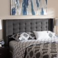 thumbnail image 1 of Baxton Studio Contemporary Fabric Winged Headboard by  Beige, 1 of 4
