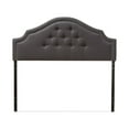 thumbnail image 1 of Baxton Studio Cora Modern and Contemporary Dark Grey Fabric Upholstered King Size Headboard,Wholesale Interiors, 1 of 4