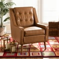 thumbnail image 1 of Baxton Studio Daley Lounge Chair, Tan, 1 of 10