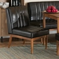 thumbnail image 1 of Baxton Studio Daymond Dining Chair, Dark Brown, 1 of 9
