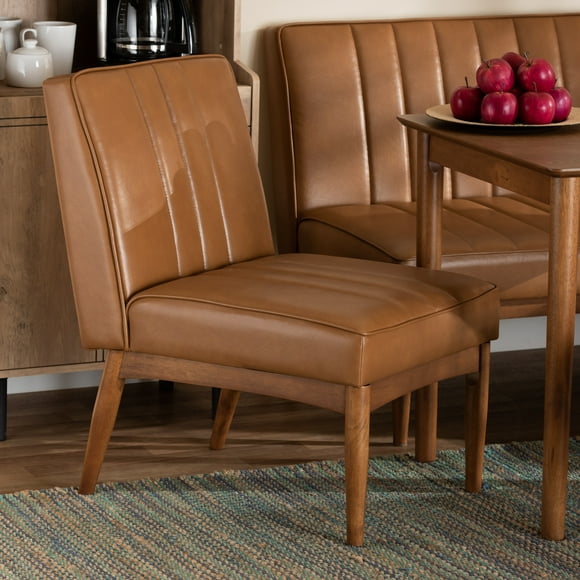 Baxton Studio Daymond Dining Chair, Tan