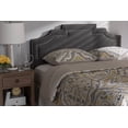 thumbnail image 1 of Baxton Studio Deena Modern and Contemporary Dark Grey Fabric King Size Headboard, 1 of 6