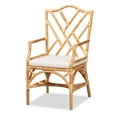 thumbnail image 1 of Baxton Studio Delta Natural Finished Rattan Armchair, 1 of 6