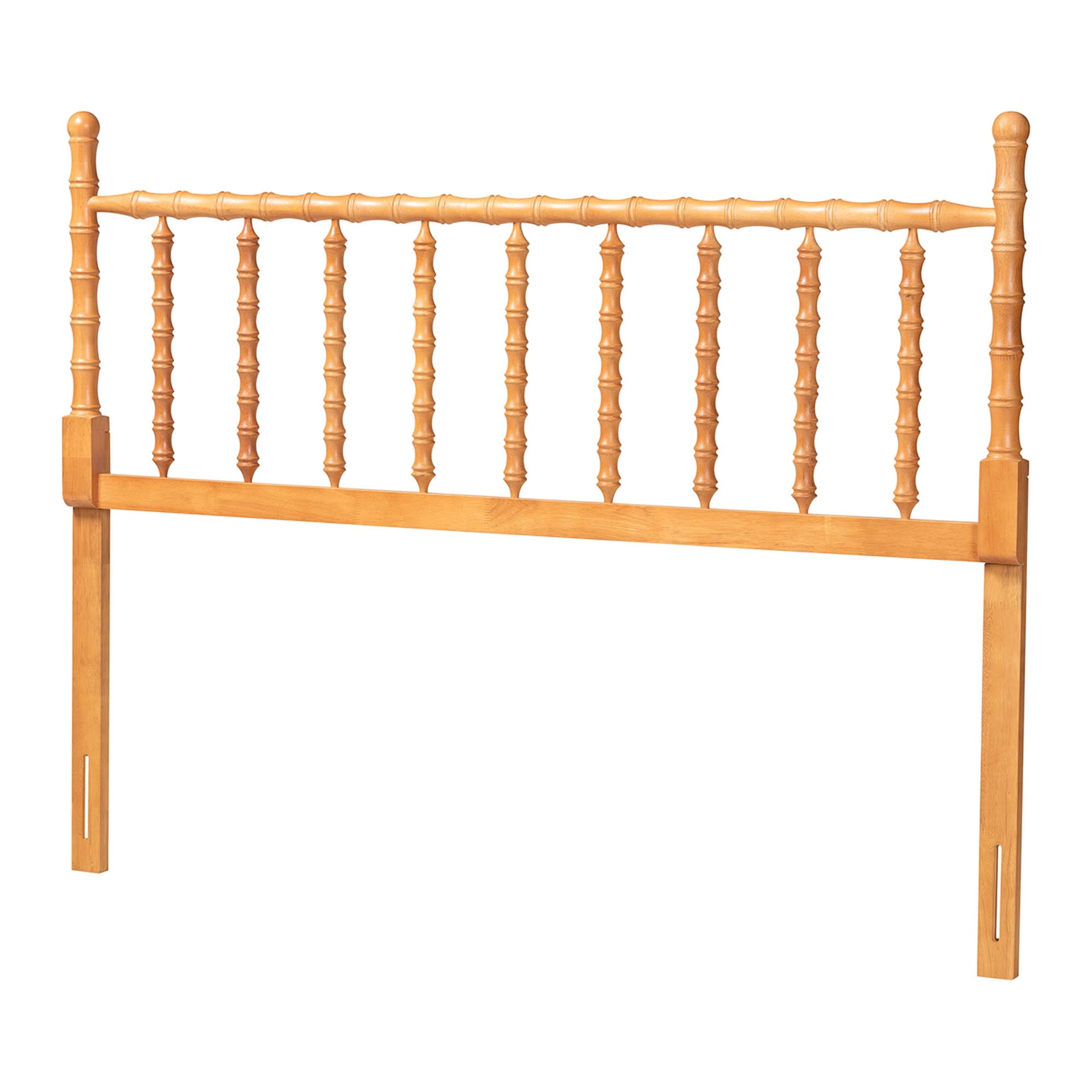 Baxton Studio Edaline Traditional Headboard, Queen, Oak Brown