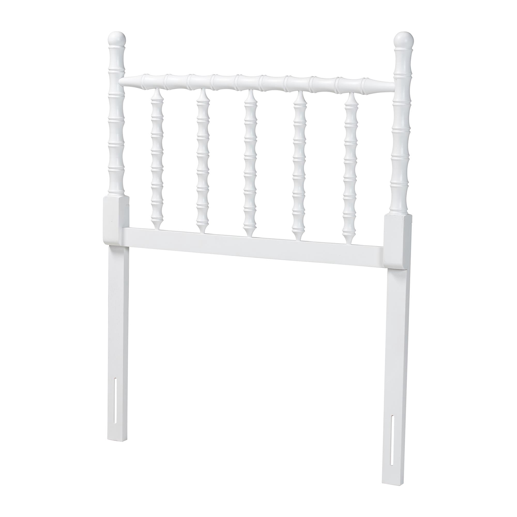 Baxton Studio Edaline Traditional Headboard, Twin, White