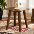 thumbnail image 1 of Baxton Studio Ela Modern and Contemporary Walnut Brown Finished 35-Inch-Wide Round Wood Dining Table, 1 of 7