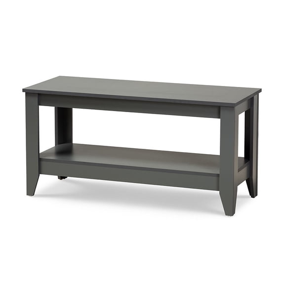 Baxton Studio Elada Modern and Contemporary Grey Finished Wood Coffee Table