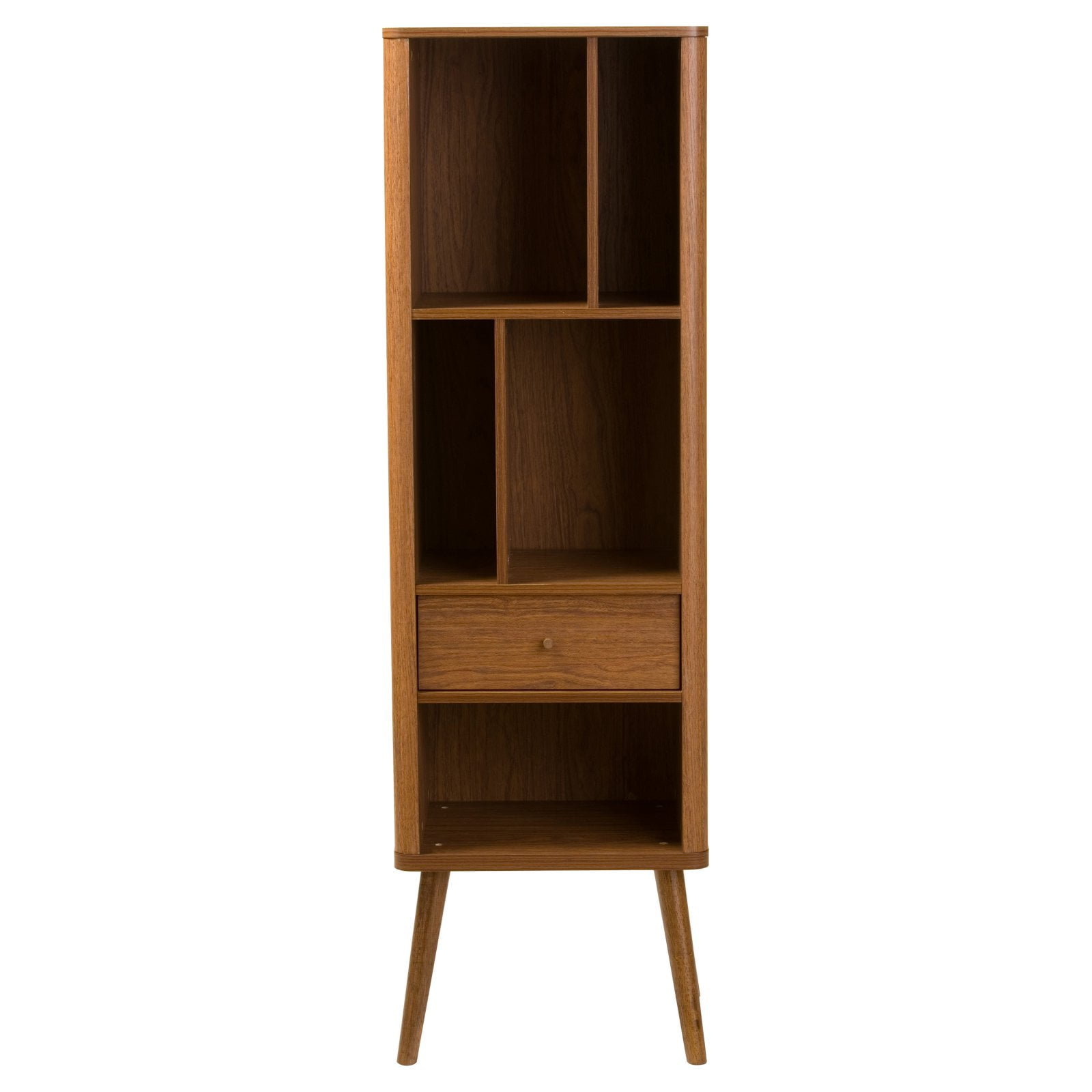 Ellingham Compact Walnut Brown Sideboard with Splayed Legs