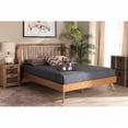 thumbnail image 1 of Baxton Studio Emiko Modern and Contemporary Walnut Brown Finished Wood King Size Platform Bed, 1 of 6