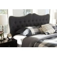 thumbnail image 1 of Baxton Studio Emma Modern and Contemporary Dark Grey Fabric King Size Headboard, 1 of 6