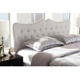 thumbnail image 1 of Baxton Studio Emma Modern and Contemporary Greyish Beige Fabric Full Size Headboard, 1 of 6