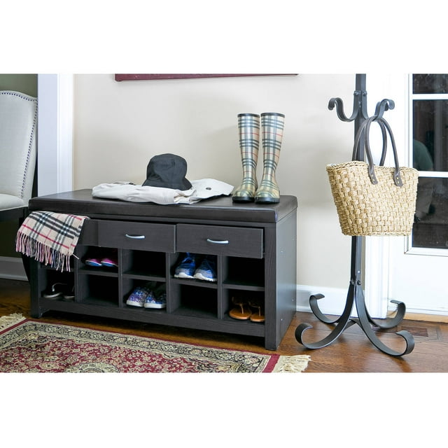 Baxton Studio Espresso Entryway Bench