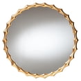 thumbnail image 1 of Baxton Studio Everette Antique Goldleaf Bamboo-Border Accent Wall Mirror, 1 of 4